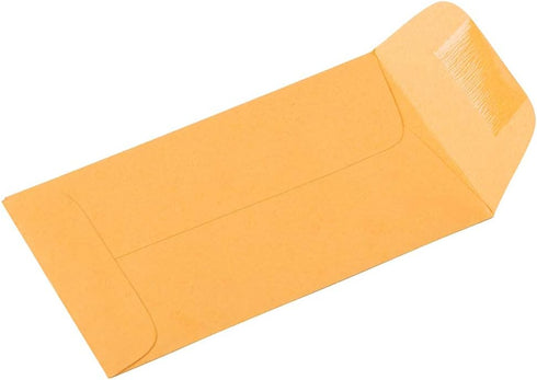 JAM PAPER #3 Coin Envelope - 2 1/2 x 4 1/4 - Brown Kraft Manila - 100/pack...