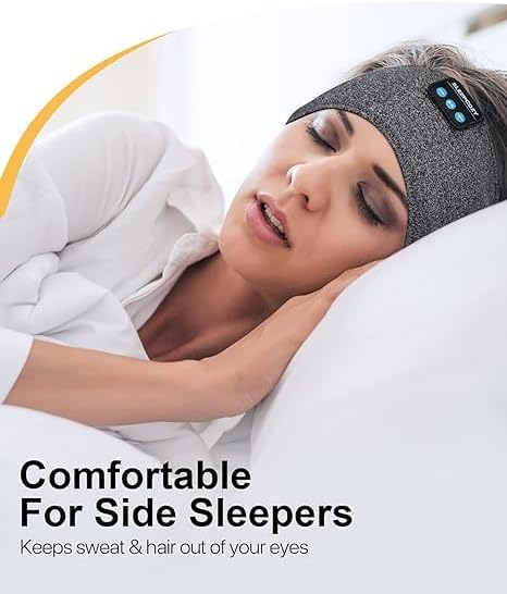 Sleeping Headphones Bluet00th Headband, Sleeping Headphones Wireless Bluet00th, Long Time Play Sleeping Headsets with Built in Speakers Perfect fo...