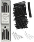 PH Coate Artist Willow Charcoal Assorted Length, 30 Sticks, Black...