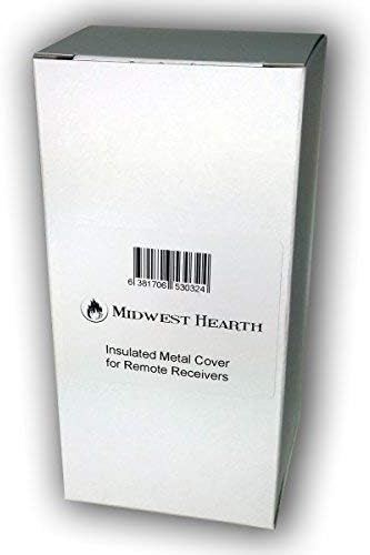 Midwest Hearth Remote Receiver Cover Heat Shield for Gas Logs and Fireplaces...