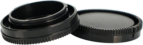 NIYI 2Sets Camera Body Cap and Rear Lens Cap Cover Kit for Sony ENEX Mount Camera and Lenses Rear Lens Protector Cover and Body Cap Set...
