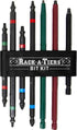 Rack-A-Tiers Rough-in Bit Kit - 7 pcs Driver Bit Set, Electrical Bits, Double Ended Impact Bits, Electrician Drill Bit Kit, Electrical Rough-in Im...
