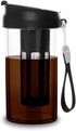 Cold Brew Coffee Maker Travel Tumbler with Soft Silicone Handle Portable Iced Coffee & Tea Infuser with Airtight Lid Cold Brew Travel Cup 12oz/360...