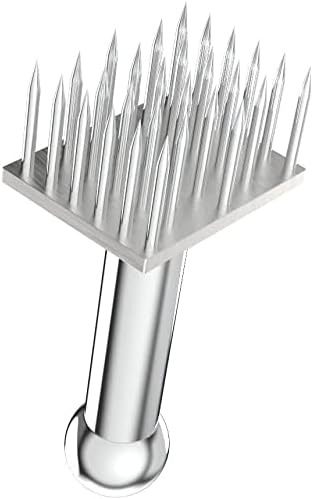 Professional Meat Tenderizer Tool Poultry Tenderizers with 28 Stainless Steel Blades Meat Mallet for Beef,Pork,Chicken...