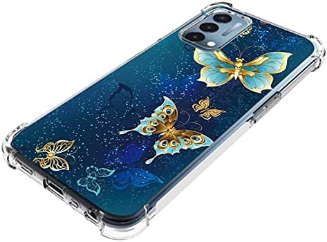 for OnePlus Nord N200 5G Case, Slim Flexible TPU for Girls Women Airbag Bumper Shock Absorption Rubber Soft Silicone Case Cover Fit for OnePlus No...