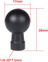 Aluminum 17MM Ball Head Mount 1/4" Screw Male/Female Adapter for Action Camera Phone Stand GPS Holder Bracket...