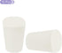 MECCANIXITY Rubber Tapered Plug 15mm to 21mm Solid Test Tubes Bungs Stopper White for Lab Home 15 Pieces...