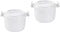 Microwave Rice Cooker Rice Steamer:2pcs Round Microwave Food Container Microwaveable Rice Pasta Cooker Microwave Rice Steamer for Rice Chicken Pas...