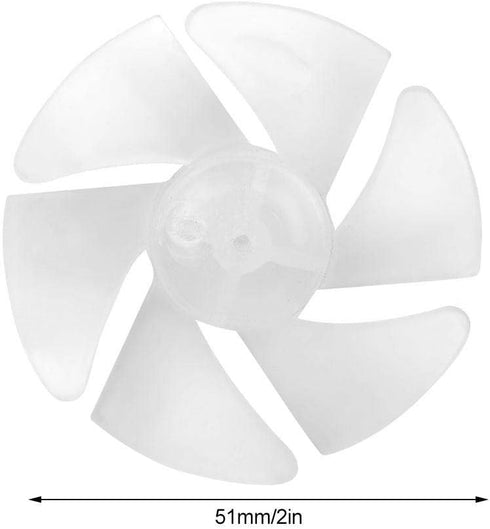 10Pcs Mini Plastic Fan Blades Small Power Hair Dryer Fan Leaves Motor Accessories Replacement...