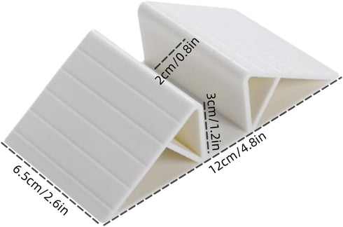 6 Piece pet gate Fence Support feet Plastic Triangular Isolation Fence Reinforcement Accessories Support Feet for Dog Gate Freestanding Pet Gate S...