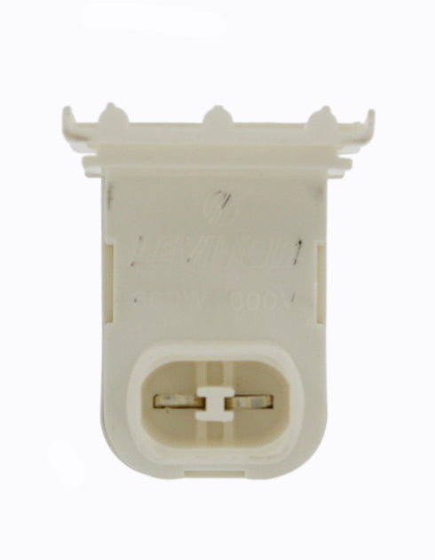 Leviton 13551-NW Thermoplastic Medium Fluorescent Lampholder, Shallow Base for T-8/T-12 Lamps, White...