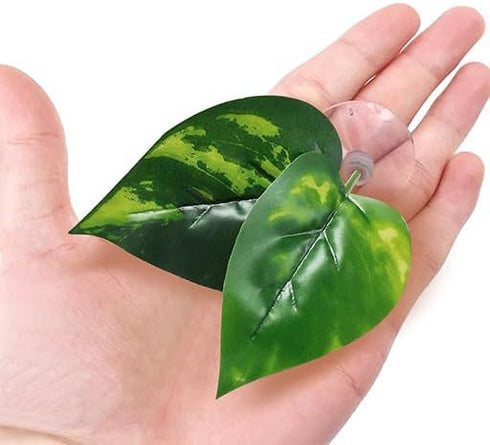 Betta Hammock, 3 Pack Betta Fish Leaf Pad and Small Aquarium Artificial Plants, Natural Habitat for Betta Spawning Grounds, Fish Tank Decorations....
