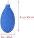 Dust Blower Pump Cleaning Tool Camera Watch Phone Keyboard Lens Filter Cleaning Silicone Squeeze Bulb Black/Blue(Blue)...