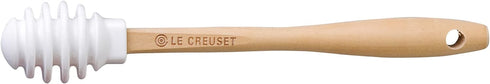 Le Creuset Silicone Honey Dipper, 6 1/2" x 1", White...