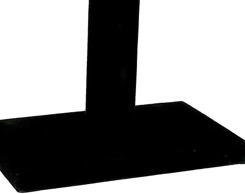 Comelyjewel Set of 2 Black Velvet bracelet holder 1 Row jewelry stand for Vendors Elegant Scrunchies Stand Jewelry Display Organizer for Professio...