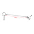 Boat Bimini Pin 4PCS Quick Release Pin 1/4" Diameter w/Lanyard Prevents Loss, Full 316 Stainless Steel, boat tops and support poles sailboat Acces...