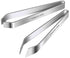 2 Pieces Fish Bone Tweezers, Stainless Steel Flat and Slant Tweezers Pliers Remover Tool (4.6")...