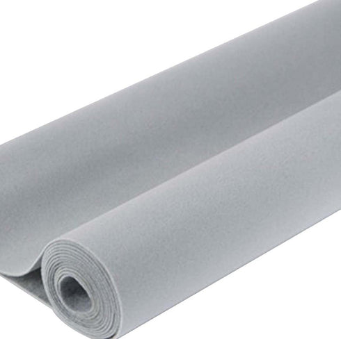 Self Adhesive Velvet Flock Backing Paper Liner for Jewelry Drawer 17.7" x 117" Craft Fabric Peel and Stick, Soft Velvet Liner for Drawer DIY (Grey...
