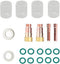 TIG Welding Torch Stubby Gas Lens Glass Cup Kit For WP-17/18/26 (20pcs#10)...