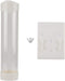 60-80 Cups Paper Plastic Cup Dispenser One Touch Button Cup Holder ((White))...