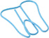 20PCS Blue Tooth Shape Paper Clips, Funny Large Binder File Clips Page Holder Bookmarks, for Home Office...