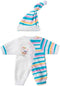 Reborn Baby Doll Clothes Baby Doll Clothing Outfit Accessories 2 Pices Sets for 10-14 Inches Newborn Boy & Girl...