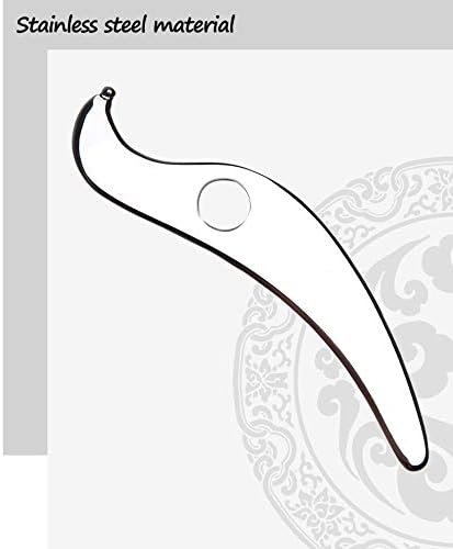 Gua Sha Tool - Medical Grade Stainless Steel Scraping Massage Tool, IASTM Tool for Relaxing Soft Tissue, Reduce Head, Neck, Back Pain...
