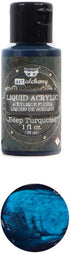 Prima Marketing Finnabair Art Alchemy Liquid Acrylic Paint 1 Fluid Ounce-Deep Turquoise...