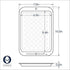 Nordic Ware Naturals Compact Crisping Tray - Natural Uncoated Aluminum, Toaster Oven and Broiler Safe...
