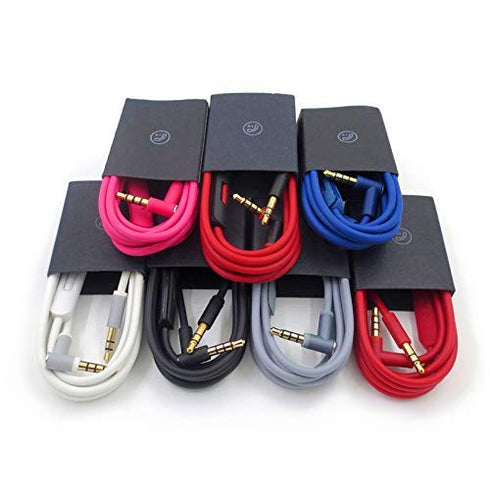 Solo 3 Headphone 3.5mm to 3.5mm Audio Cable Cord line with Upgraded Microphone Compatible with Beats by Dre Headphone Solo/Studio/Pro/Detox/Mixr/E...