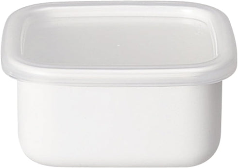 Noda Horo White Enamel Stockpot Food Container (S) Imported from Japan (One Pack)...
