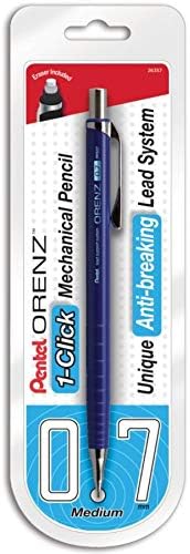 Pentel® Orenz Mechanical Pencil, B Lead, 0.7 mm, Blue Barrel...