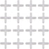 500 Pcs White Tile Spacers Tiles Leveler Spacers Tile Levelers Wall Floor Cross Spacers Tile Separators for Ceramic Tile and Stone Installation (2...