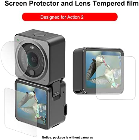 Lens Protector Screen Protector Kit for DJI Action 2 (6 PCS PACK)...