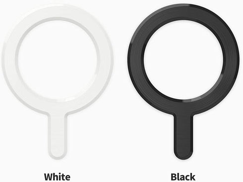 Sinjimoru for MagSafe Sticker, Magnetic Ring for Phone Case, Adaptor for MagSafe Magnet, 1000g Magnet Strength, Wireless Charging, M-Plate Black.....