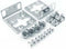 Rack Mount Kit fits 17.3" wide Rack Compatible/Replacement for HP ProCurve/Aruba/OfficeConnect/HPE HP-4S (5064-2085) (5069-6535)...
