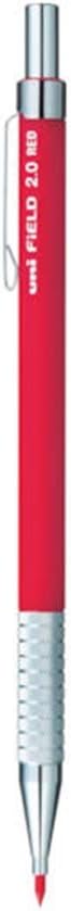 Uni Mechanical Pencil, Field, 2.0mm, Red Lead (M207001P.15) + 2 Replacement wick field set(red) and amazdone Sticky Notes...