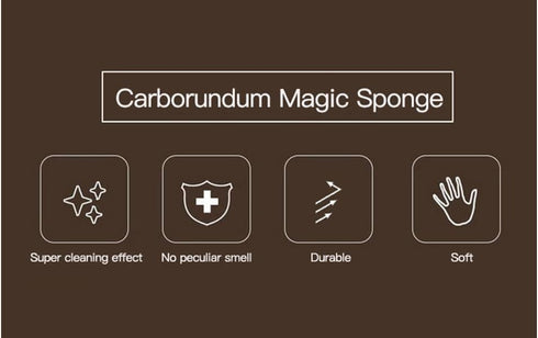 6pcs/lot Magic Cleaning Sponge Carborundum Sponge Brush Household Cleaning Tools Eraser Nano Sponge Washing Kitchen Tool Emery Cleaner 3.94 * 2.76...