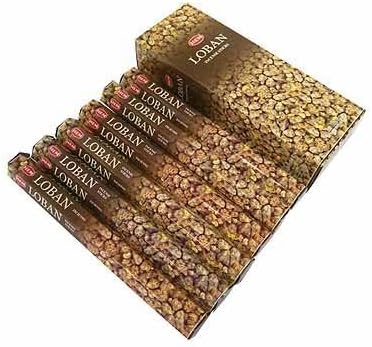 Loban - Box of Six 20 Stick Tubes, 120 Sticks Total - HEM Incense...