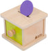 Adena Montessori Coin Box Yellow-Green Door Baby Toys for 6-12 Months 1 2 Years Old Toddlers Infant Toys...