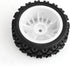 4Pcs Rubber Tire Plastic Wheel Tyre for Tamiya XV-01 XV01 TA06 TT-01 TT-02 PTG-2 RC Rally 1/10 RC Car Upgrades Parts Accessories...