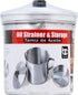 Bene Casa - Fine Filter Aluminum Oil Strainer and Dispenser (1 Quart) - Includes Stay-tight Lid and Long-grip Handle - Dishwasher Safe...