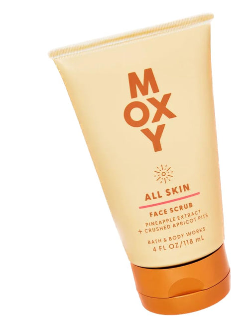 Bath + Body Works Moxy Face Scrub for All Skin Types - with Pineapple and Apricot - 4 ounces...