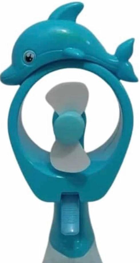 Dolphin Misting Spray Bottle Fan Kids Personal Cooling Mist Portable Handheld Humidifier Powered Fans with Mist for Girls, Set of 2...