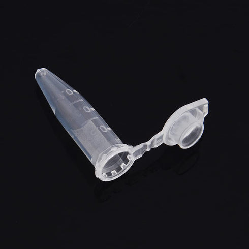 stonylab Micro Centrifuge Tubes, 0.5ml Polypropylene Graduated Clear Plastic Centrifuge Vials with Flat-Top Snap Cap, Pack of 500 (0.5ml, 500 Pack...