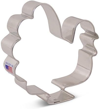 Thanksgiving Turkey Cookie Cutter, 3.75" Made in USA by Ann Clark...