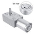 DC 12V Worm Gear Motor Reduction Electric Motor Reversible High Turbo Electric Geared with Self Lock Design(62RPM)...
