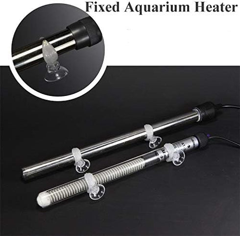 Aquarium Heater Clip Holder Aquarium Tube Clip Suction Cup Clip, 4 Pieces (Clip Inner diam:0.69")...