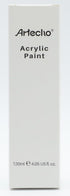 Artecho Silver Acrylic Paint, Silver Paint (120ml / 4.05oz) Tubes, Art Craft Paints for Canvas, Rock, Stone, Wood, Fabric, Art Supplies...