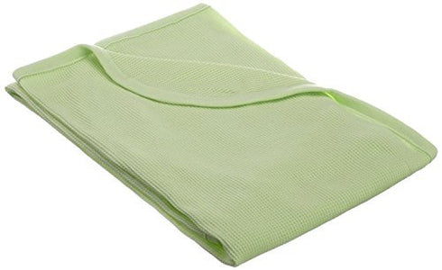 TL Care 100% Cotton Thermal Waffle Swaddle Blanket, Soft, Breathable & Stretchy, Celery, 30" x 40" for Boys and Girls, Perfect for Swaddling, Trav...